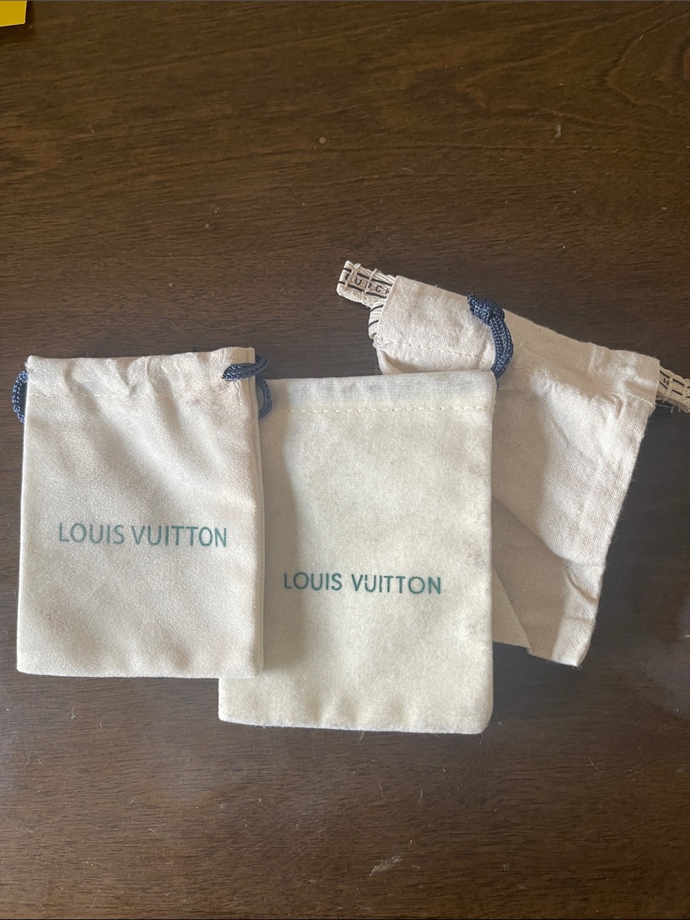LV & TORY BURCH dustbags 3x4”